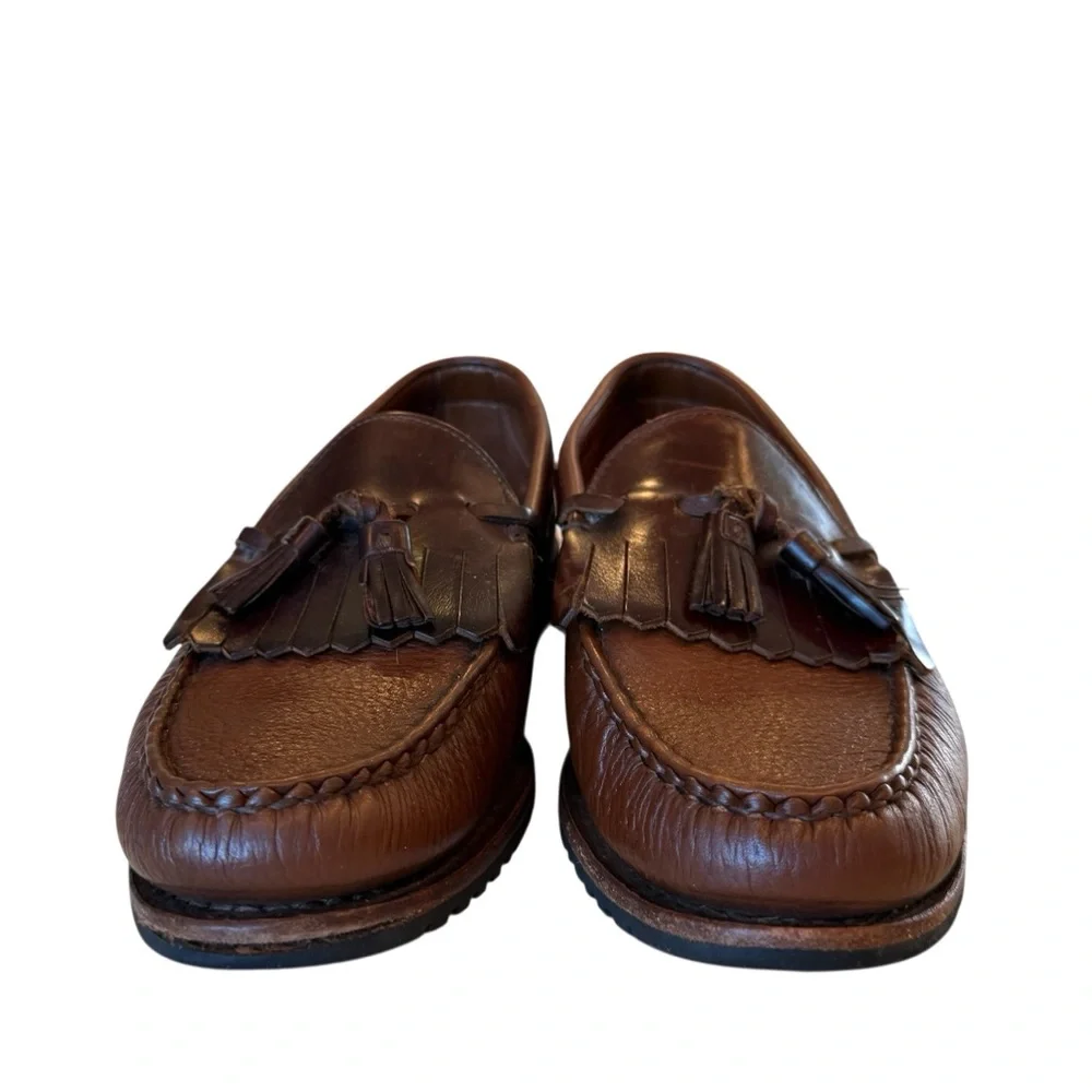 Allen Edmonds Dark Brown Leather‎ Tassel Loafers